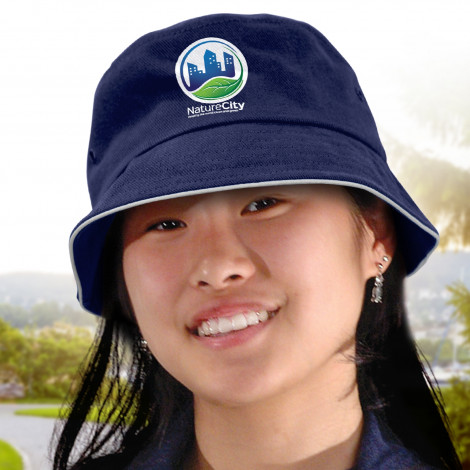 bondi-bucket-hat-white-sandwich-trim - Image 7