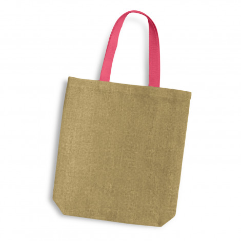 thera-jute-tote-bag-coloured-handles - Image 3
