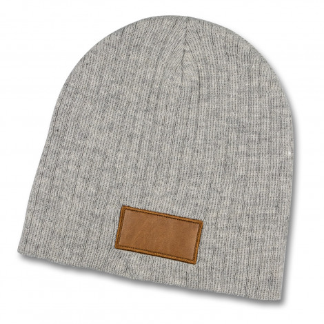 nebraska-heather-cable-knit-beanie-with-patch - Image 2
