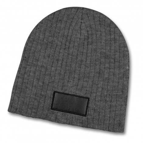 nebraska-heather-cable-knit-beanie-with-patch - Image 6