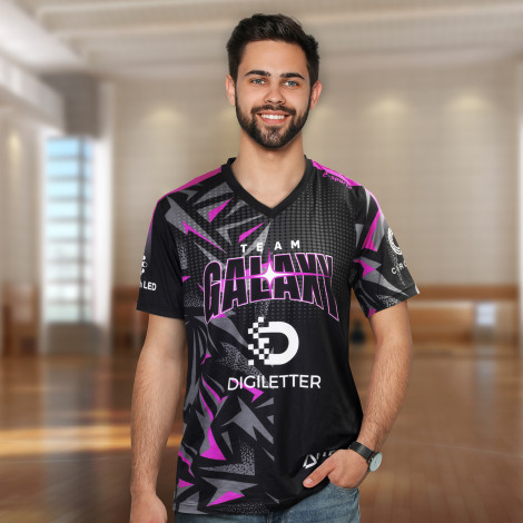 custom-mens-sports-v-neck-t-shirt - Image 4