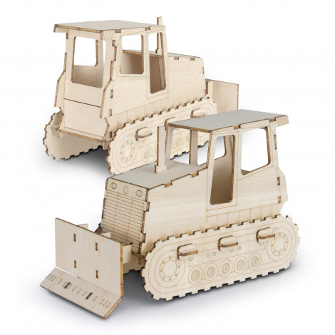 brandcraft-bulldozer-wooden-model - Image 2
