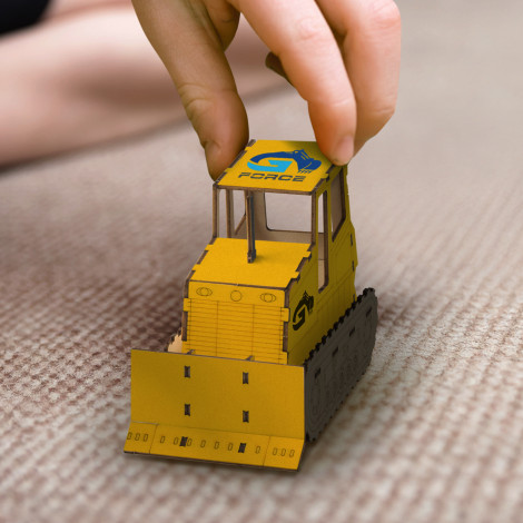 brandcraft-bulldozer-wooden-model - Image 5
