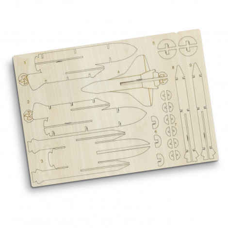 brandcraft-rocket-ship-wooden-model - Image 3