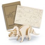brandcraft-triceratops-wooden-model