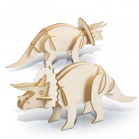 brandcraft-triceratops-wooden-model - Image 2