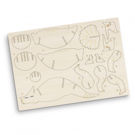 brandcraft-triceratops-wooden-model - Image 3