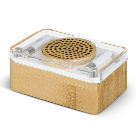bamboo-wireless-speaker-earbud-set - Image 2
