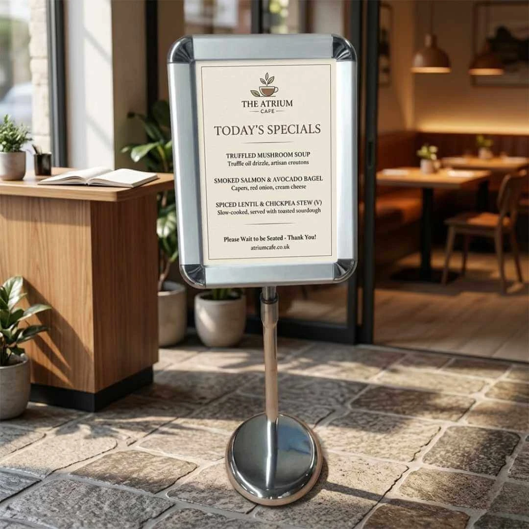 Poster Menu Stand A4 - Image 3